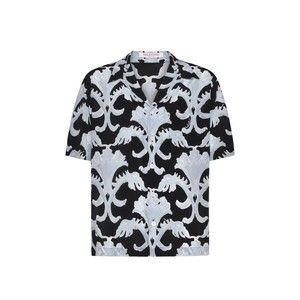 Valentino Garavani Metamorphos Wall Print Bowling Shirt - NWT
